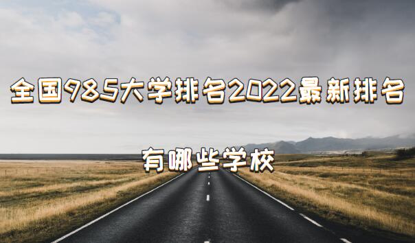 ȫ985W(xu)2023985W(xu)ЩW(xu)У